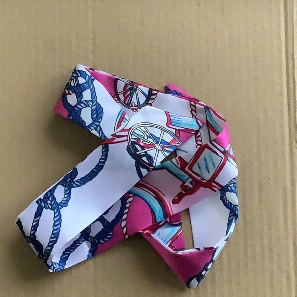 Skinny scarf/wrist wrap/hair tie - Picture 2 of 6